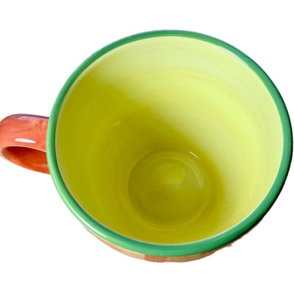 Pfaltzgraff Napoli Stoneware Orange & Yellow 16 oz Replacement Mug - Picture 4 of 7